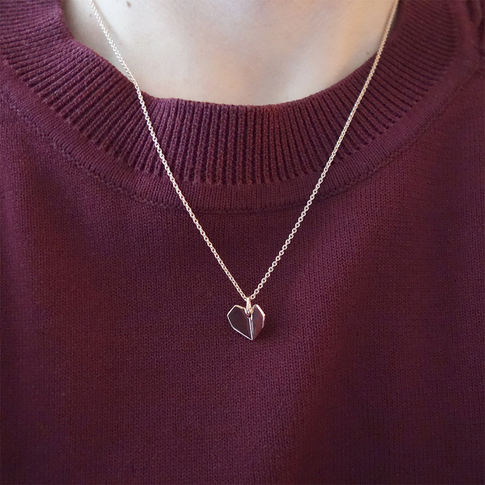 Hearts Folded necklace