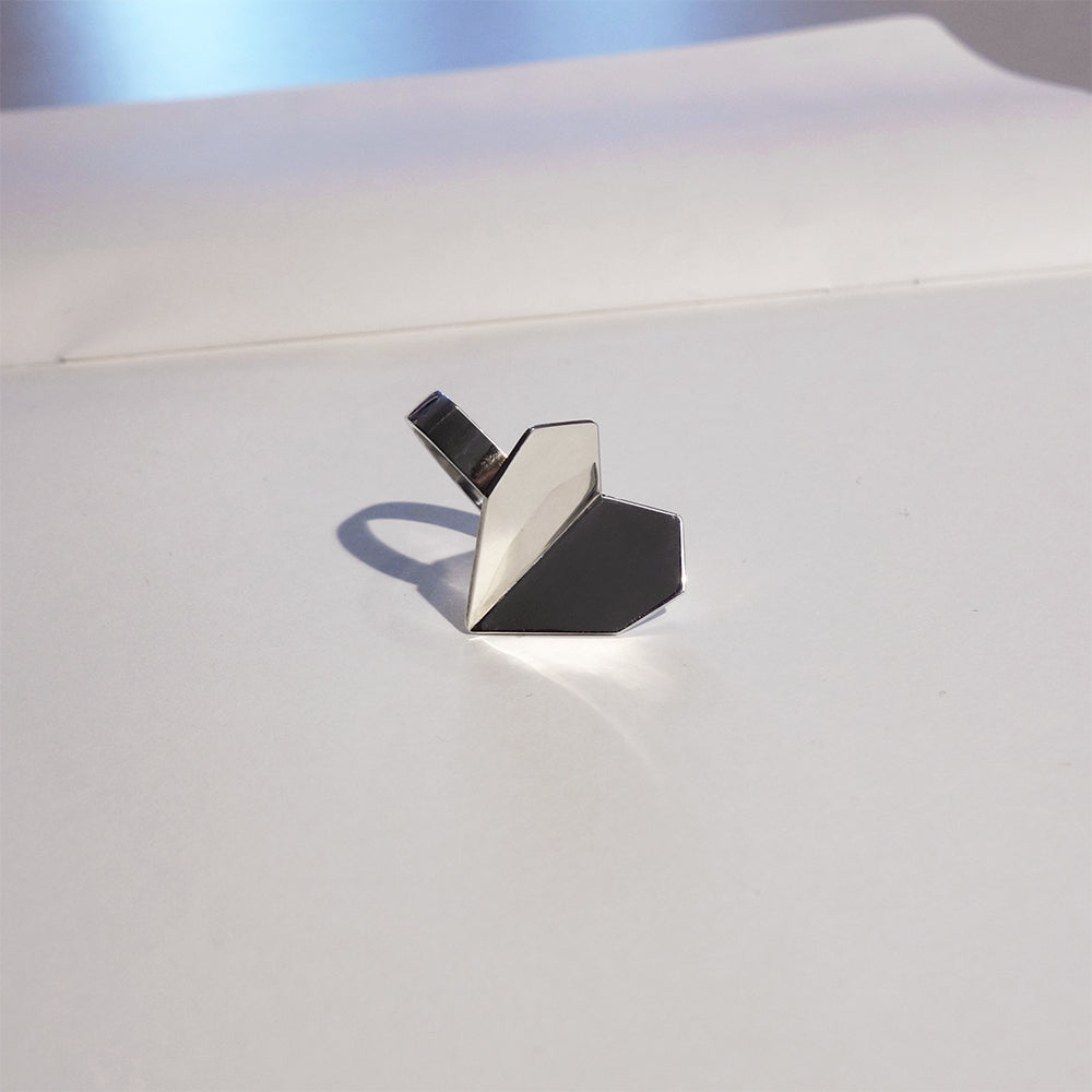 Hearts Folded Ring - Gross