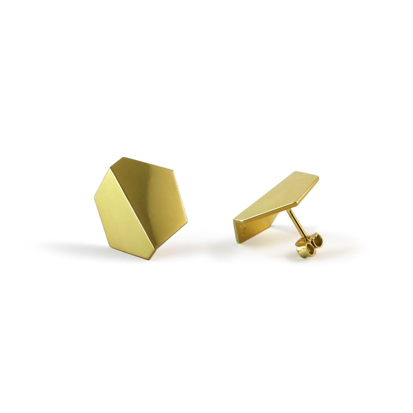 Hexagon Earrings large