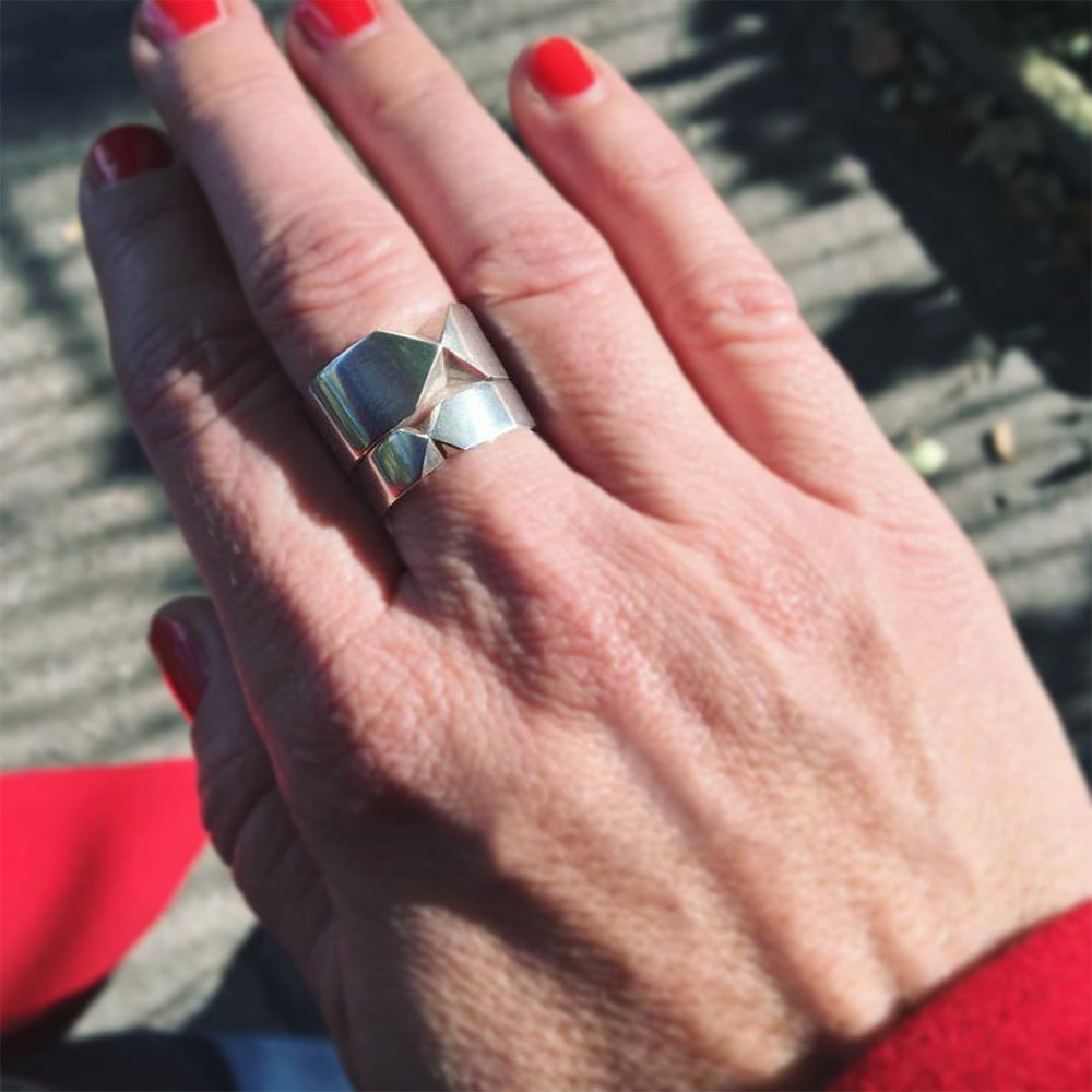 Two fold ring – small