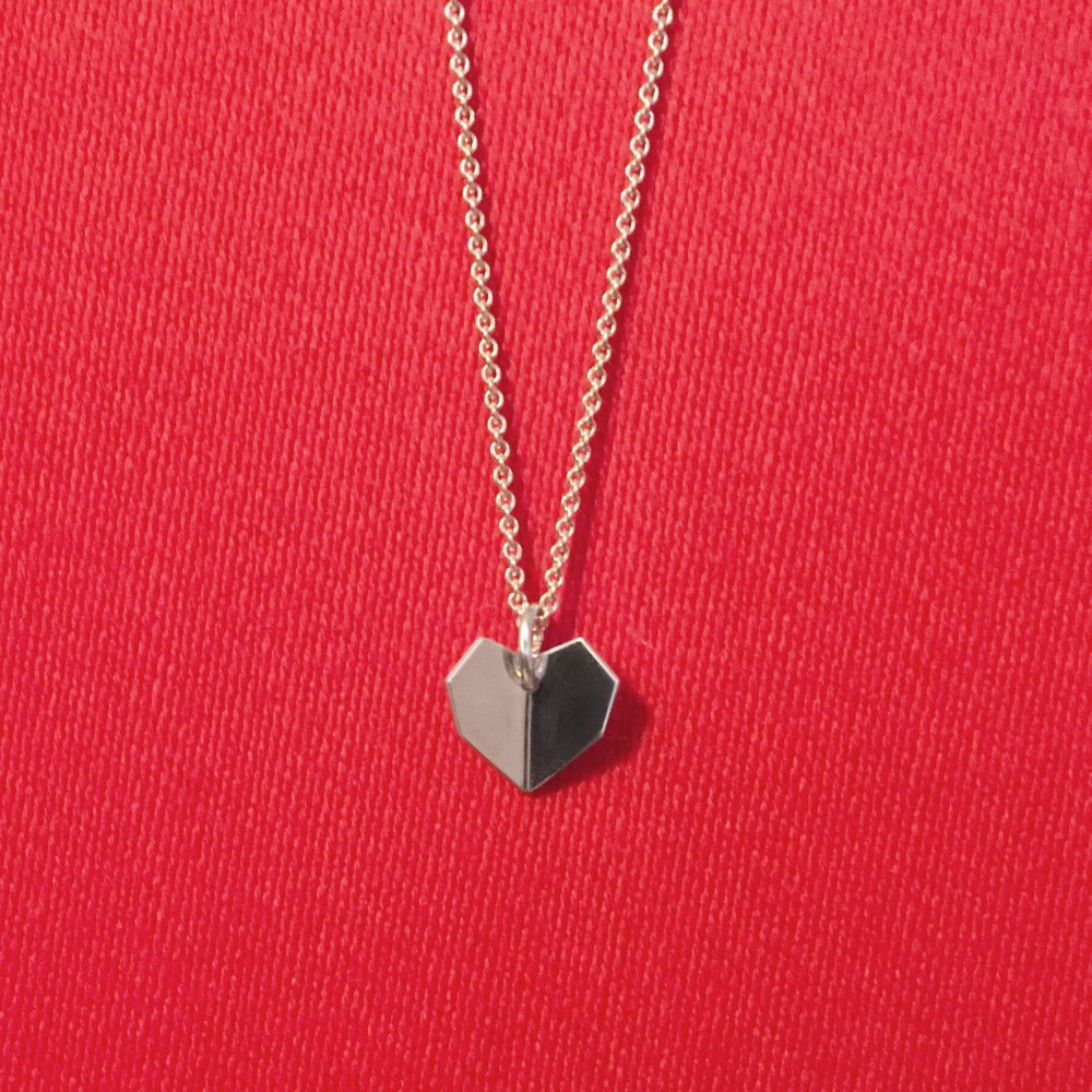 Hearts Folded necklace